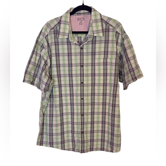 Austin Clothing Company Men's Plaid Button-Down Shirt 3X - Picture 1 of 3